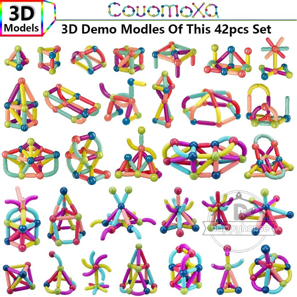3D Magnetic Constructor - CouomoXa