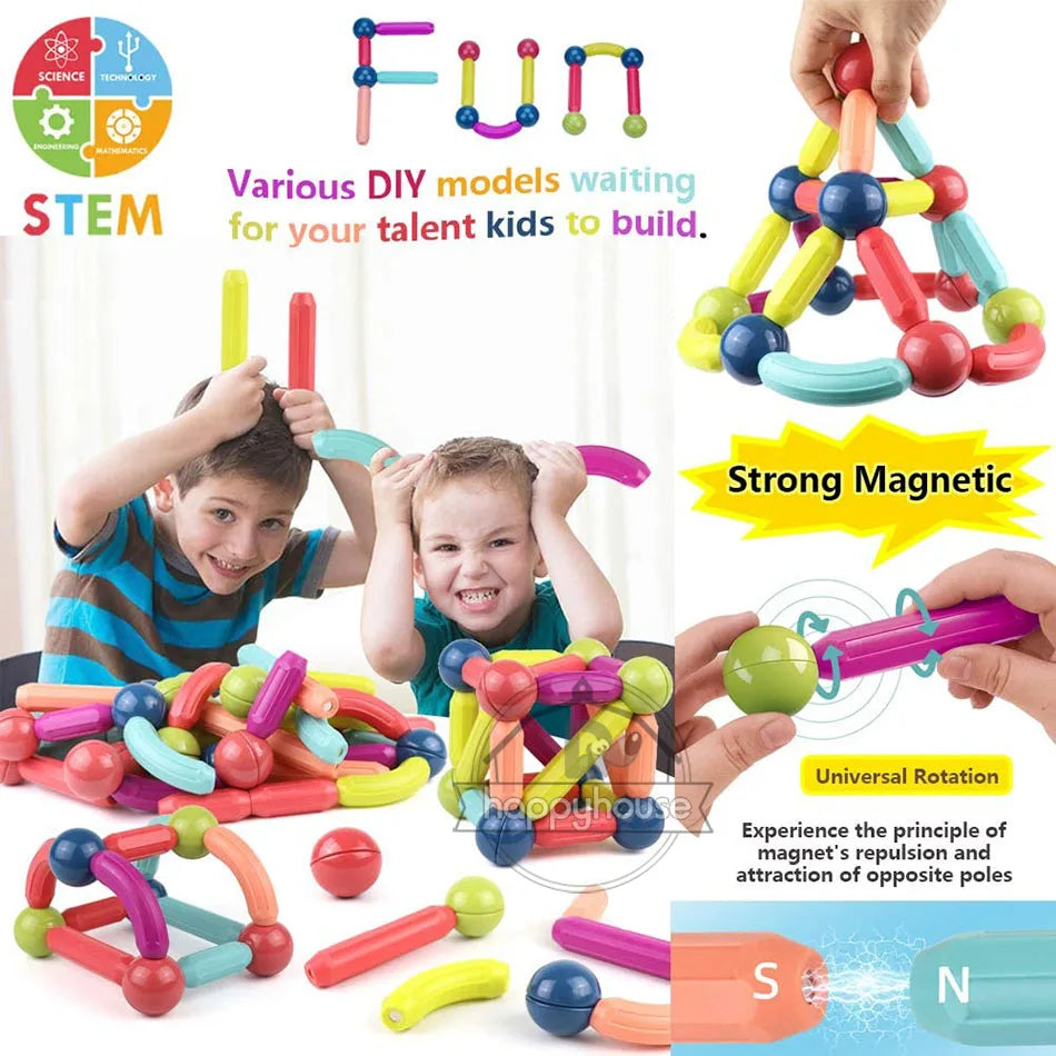 3D Magnetic Constructor - CouomoXa