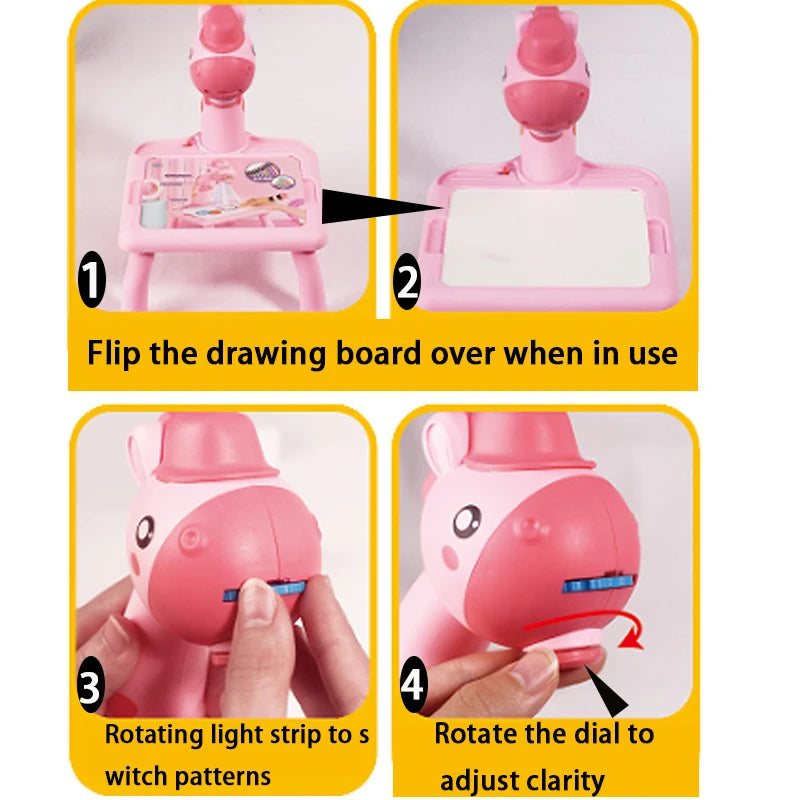 Magic giraffe - Drawing projector table