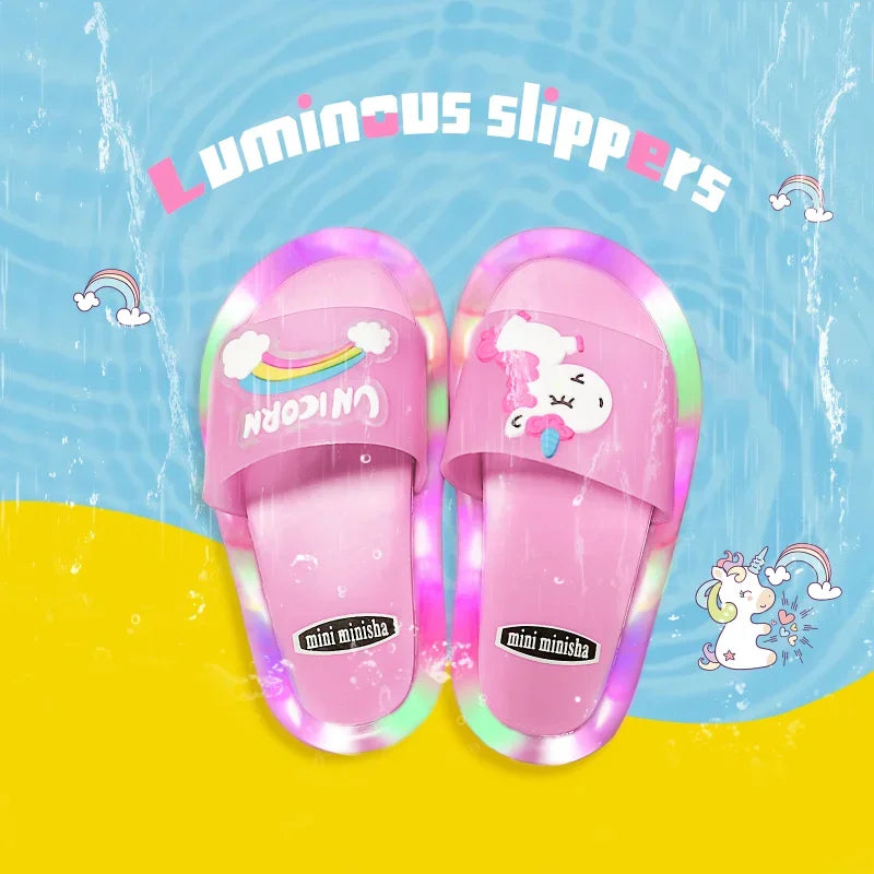 Kid's Cute Lighted Slippers
