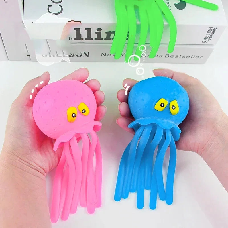 Water Squeezing Octopus